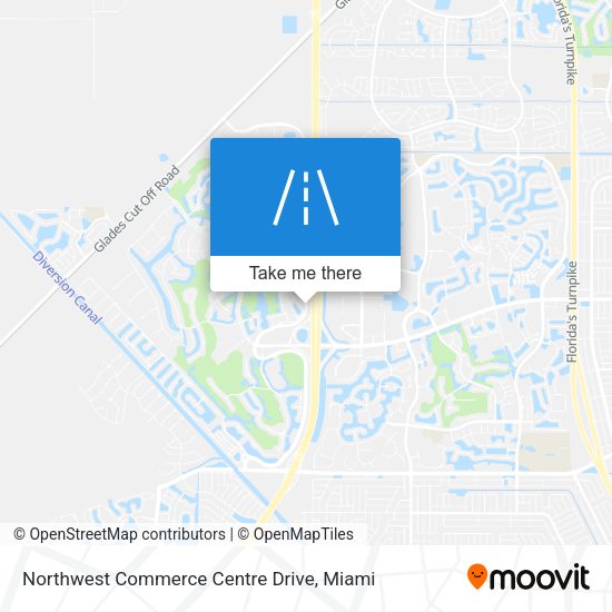 Northwest Commerce Centre Drive map