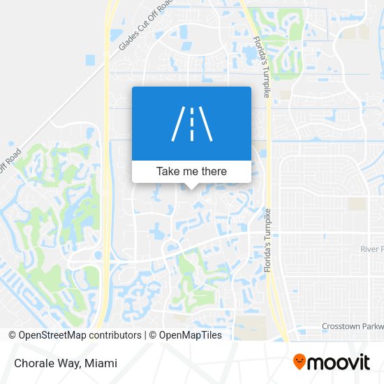 Mapa de Chorale Way