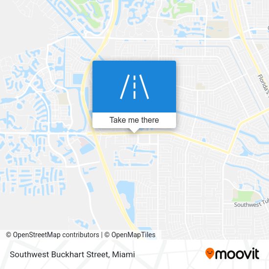 Southwest Buckhart Street map