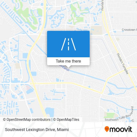 Mapa de Southwest Lexington Drive