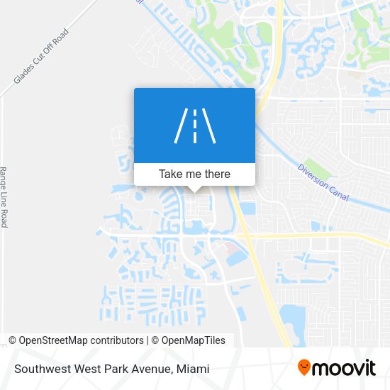 Mapa de Southwest West Park Avenue