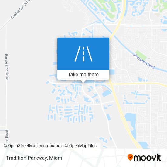 Mapa de Tradition Parkway