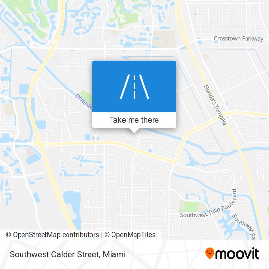 Southwest Calder Street map