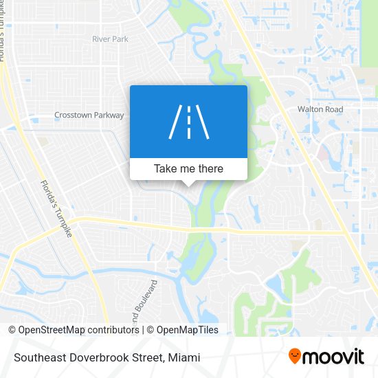 Southeast Doverbrook Street map
