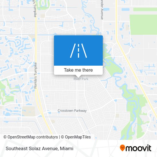 Southeast Solaz Avenue map