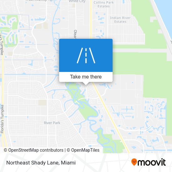 Mapa de Northeast Shady Lane