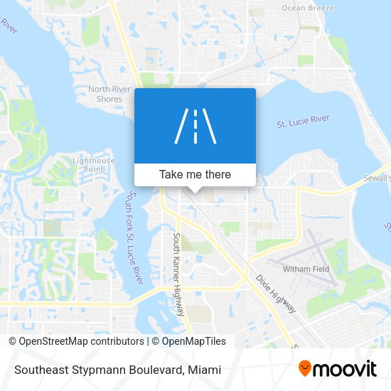 Southeast Stypmann Boulevard map