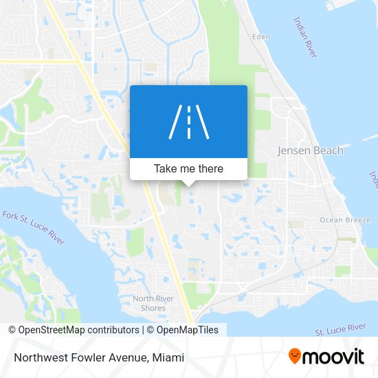Mapa de Northwest Fowler Avenue