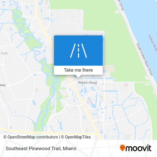 Southeast Pinewood Trail map