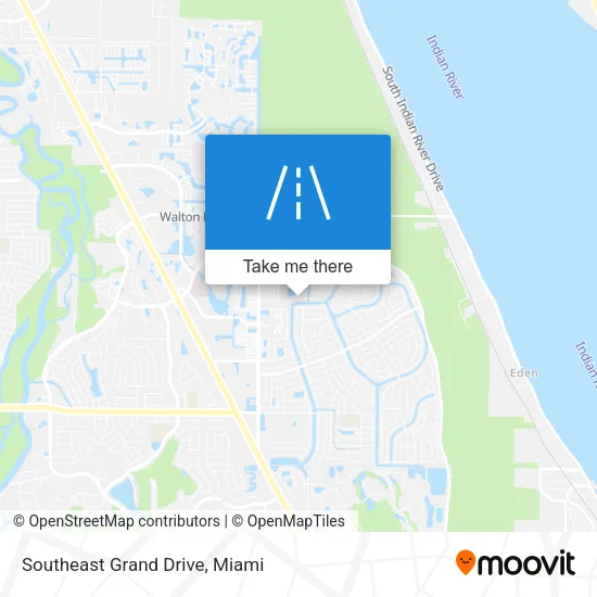 Southeast Grand Drive map