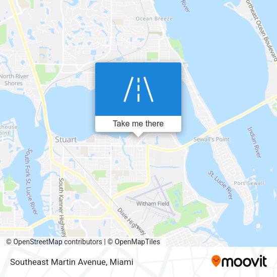 Mapa de Southeast Martin Avenue