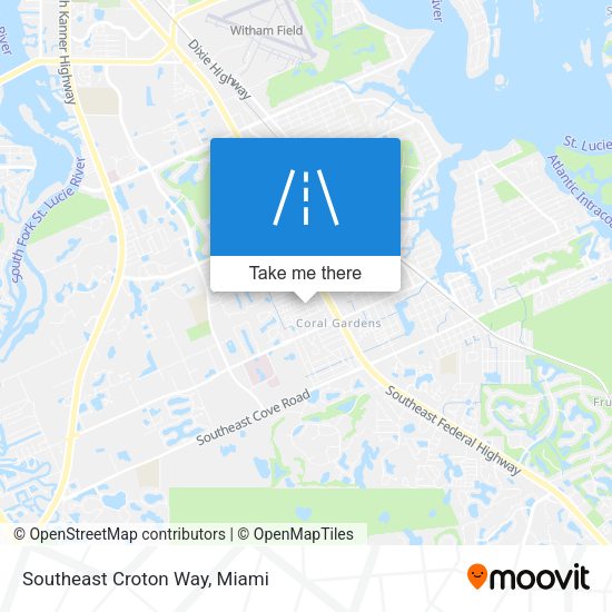 Southeast Croton Way map