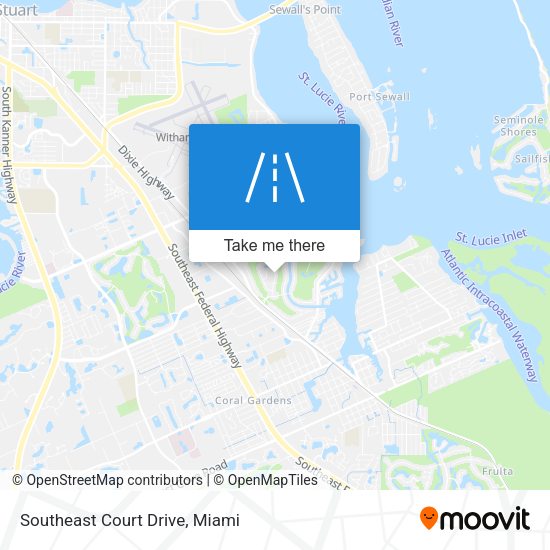 Southeast Court Drive map