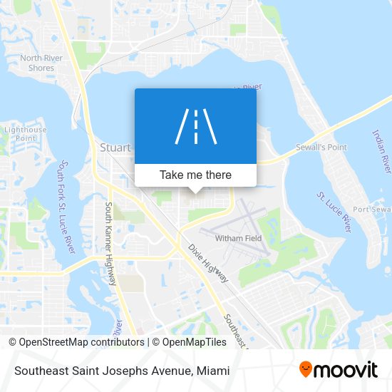 Mapa de Southeast Saint Josephs Avenue