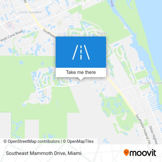 Southeast Mammoth Drive map