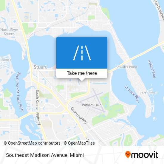Mapa de Southeast Madison Avenue