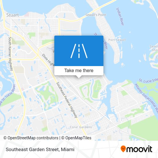 Southeast Garden Street map