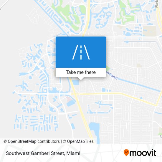 Southwest Gamberi Street map