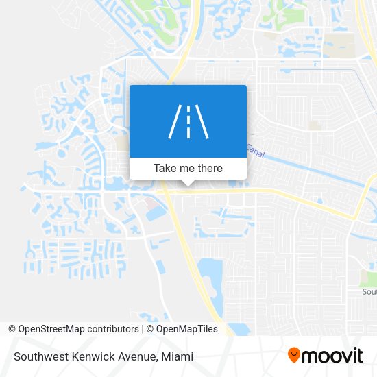 Southwest Kenwick Avenue map