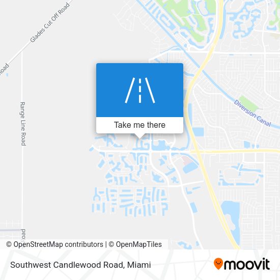 Mapa de Southwest Candlewood Road