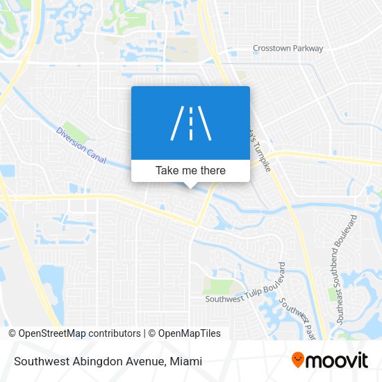 Mapa de Southwest Abingdon Avenue