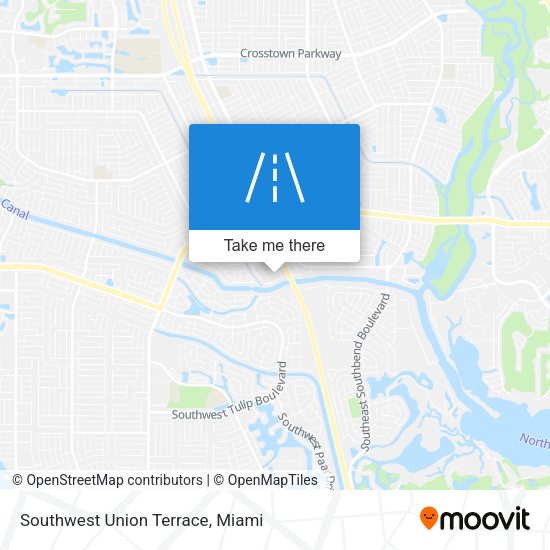 Southwest Union Terrace map