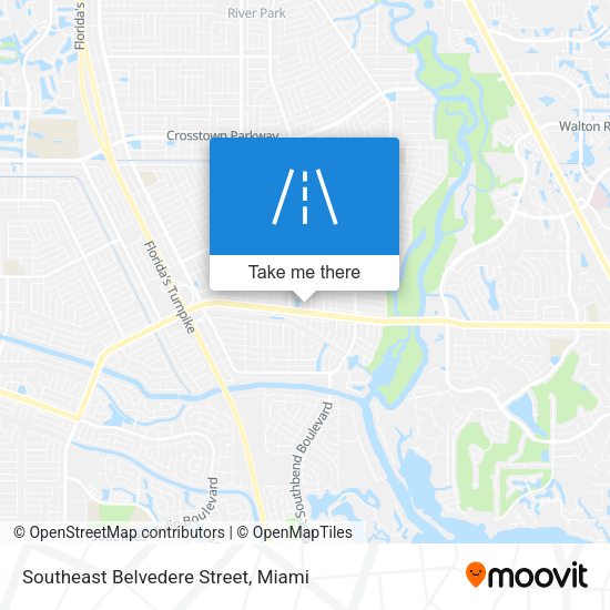 Mapa de Southeast Belvedere Street
