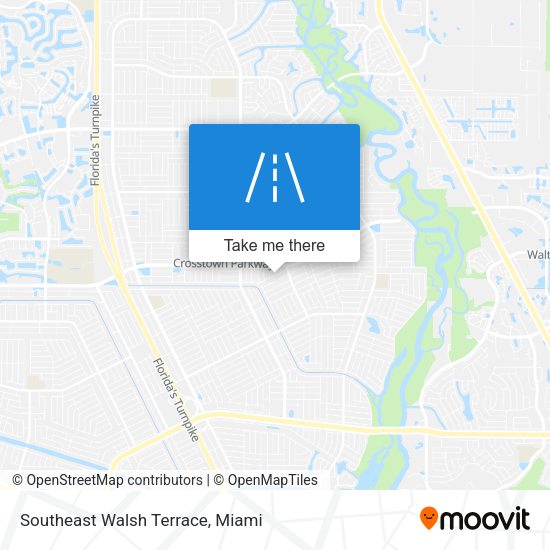 Mapa de Southeast Walsh Terrace