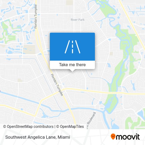 Mapa de Southwest Angelica Lane