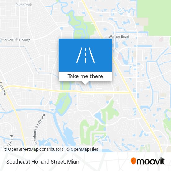 Southeast Holland Street map