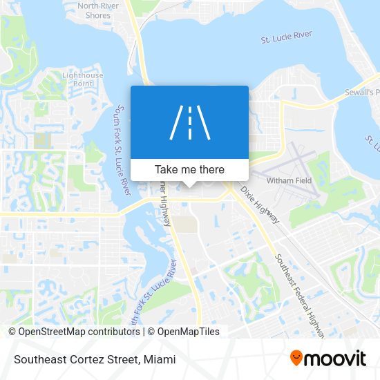 Southeast Cortez Street map