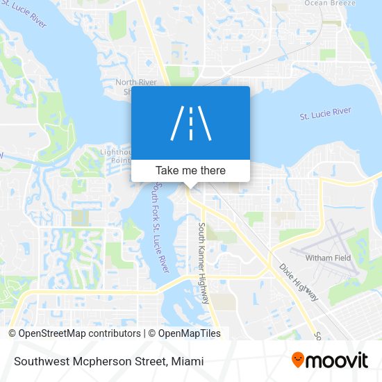 Southwest Mcpherson Street map
