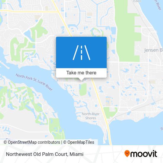 Mapa de Northewest Old Palm Court
