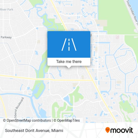 Southeast Dorit Avenue map