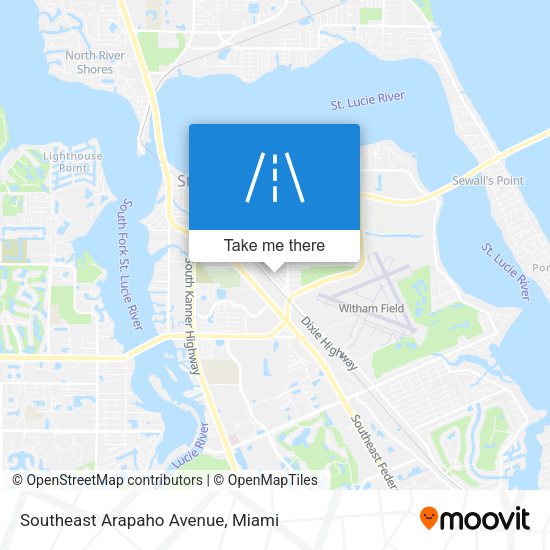 Mapa de Southeast Arapaho Avenue