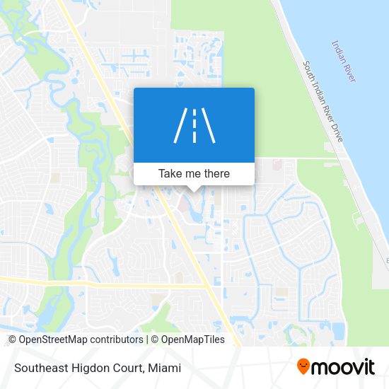 Mapa de Southeast Higdon Court