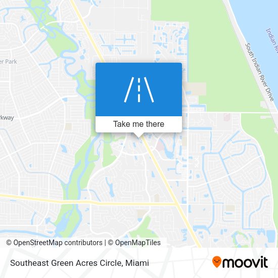Mapa de Southeast Green Acres Circle
