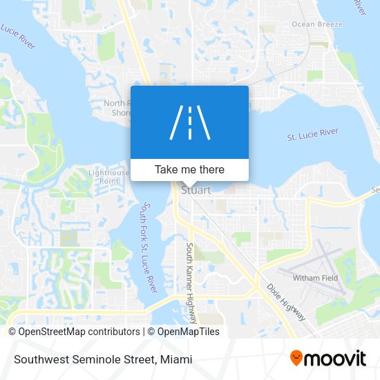 Mapa de Southwest Seminole Street