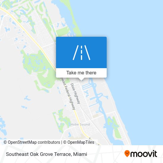 Southeast Oak Grove Terrace map