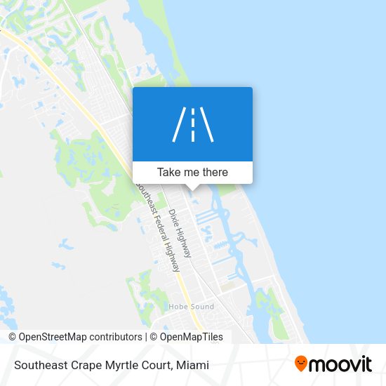 Southeast Crape Myrtle Court map