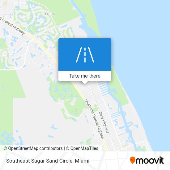 Southeast Sugar Sand Circle map