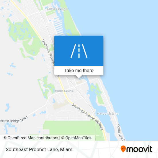 Mapa de Southeast Prophet Lane