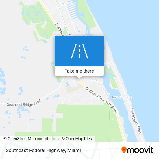 Mapa de Southeast Federal Highway