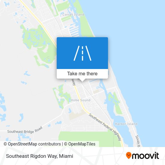 Southeast Rigdon Way map