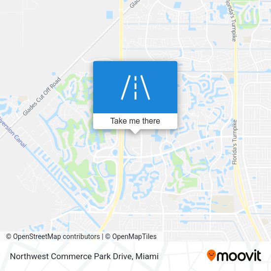 Mapa de Northwest Commerce Park Drive