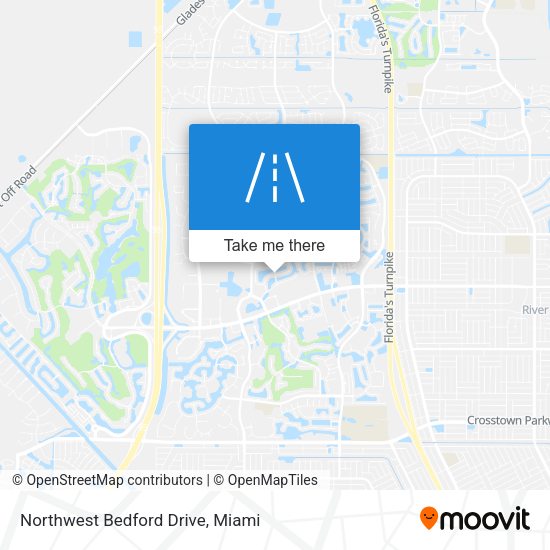 Northwest Bedford Drive map