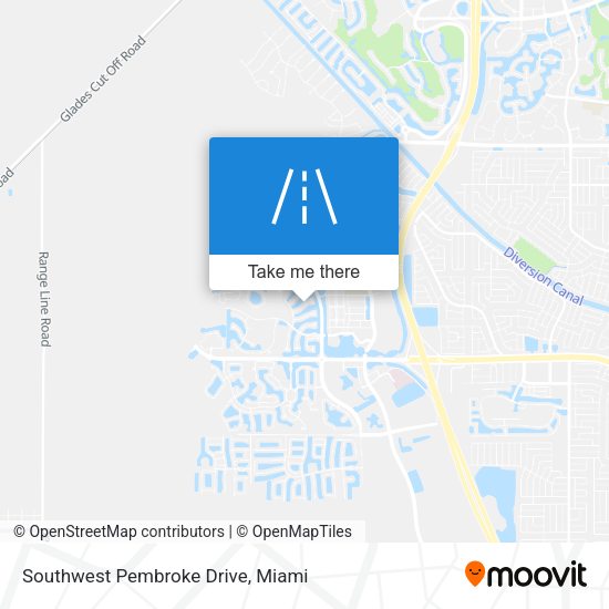 Southwest Pembroke Drive map