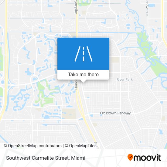 Mapa de Southwest Carmelite Street