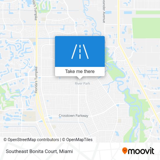 Southeast Bonita Court map