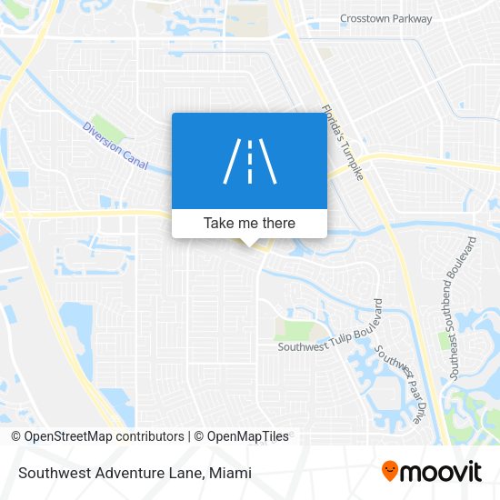 Mapa de Southwest Adventure Lane